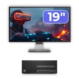 Pachet calculator second hand HP 280 G2 SFF cu monitor 19 inch