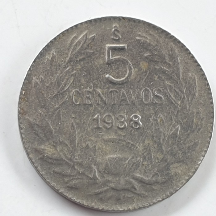 Chile 5 centavo 1938