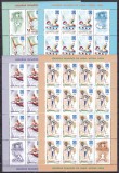 Romania 2004 sport olimpiada coli de 15 serii + vignieta MNH