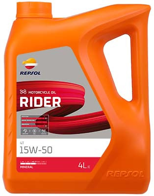 ULEI MOTOR (MOTO) MINERAL REPSOL RIDER 4T JASO MA2 API SL 15W50 4L