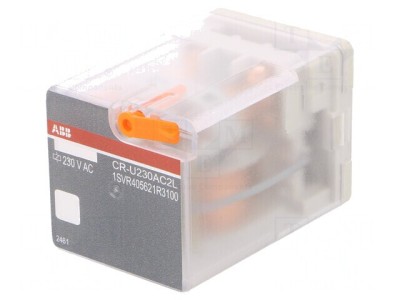 Releu Electromagnetic DPDT 230VAC 10A foto