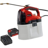 Einhell GE-WS 18/75 Li PXC + Starter Kit - Pulverizator 2.5 bar 7.5 l + Set 1 acumulator si incarcator Li-Ion 18 V 4 Ah