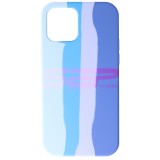 Husa Silicon Rainbow iPhone 12 Pro, High Copy, Protectie Camera, No. 04