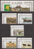 ZAIR 1982 FAUNA PARC VIRUNGA ( serie dantelata ) MNH, Nestampilat