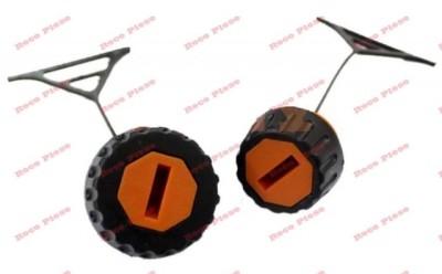 Set buson benzina + ulei compatibil drujba compatibile Stihl (model portocaliu) foto