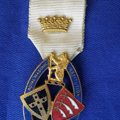 Medalie masonica veche- Royal masonic institution for girls - Steward 1963