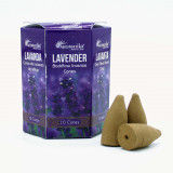 Conuri parfumate fumigatie aromatika tamaie masala backflow - lavanda 10 bucati, Stonemania Bijou