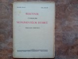 BULETINUL COMISIUNII MONUMENTELOR ISTORICE - PUBLICATIUNE TRIMESTRIALA , ANUL XXII, FASC. 60, APRIL - IUNIE, 1929
