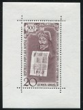 1959 , Lp 481 , 500 de ani Bucuresti , Vlad Tepes , colita dantelata - MVLH