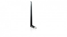 Adaptor wireless d-link ac600 high gain dual-band 433/150mbps usb2.0 buton wps antena externa 3dbi foto