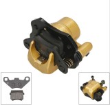 Etrier frana fata ATV-uri - motociclete tip China 4T AC 110-125-150cc - culoare: auriu