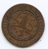 Olanda 1 Cent 1898 - Willem III / Wilhelmina , Bronz, 19 mm KM-107.2, Europa