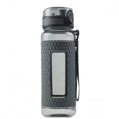 Sticla apa Uzspace Sport Tritan, fara BPA cu capac 800ml gri Handy KitchenServ