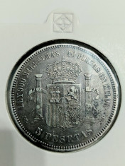 Moneda argint Spania. foto