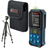 Bosch GLM 50-27 CG + BT 150 - Telemetru laser 50 m 30 valori memorate + Trepied 550-1570 mm 1/4 inch