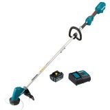Trimmer de tuns gazon/iarba pe acumulator Makita DUR192LST, 18 V, diametru taiere 30 cm, motor fara perii, 2 viteze, contine: acumulator 18V LXT 5.0 A