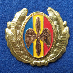 Insigna Militara Ofiter AVIATIE - PILOT - AVIATOR - Coifura insemn cascheta