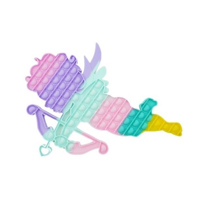 Jucarie antistres din silicon, Flippy, Pop It Now and Flip It, Cupidon, Multicolor, V1 foto