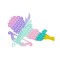 Jucarie antistres din silicon, Flippy, Pop It Now and Flip It, Cupidon, Multicolor, V1