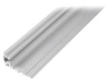 Profil Aluminiu pentru Module LED 1m Transparent &icirc;n Trepte
