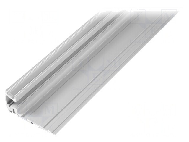 Profil Aluminiu pentru Module LED 1m Transparent &icirc;n Trepte