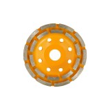 Disc cupa diamantat ROTOR 125 mm, rand dublu, pentru slefuire beton si piatra