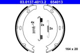 ATE 03.0137-4013.2 Set saboti frana, frana de mana