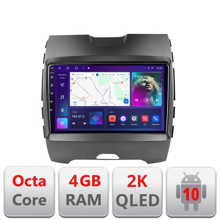 Navigatie Ford Edge 2015-2021 Highline Android Octa Core Ecran 2K QLED GPS 4G 4+32GB 360 kit-edge-high+EDT-E409-2K CarStore Technology