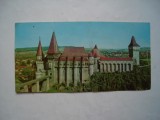 CP Hunedoara - Castelul Huniazilor, mare, RPR, circulata, 1963, stare buna, Printata