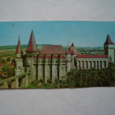 CP Hunedoara - Castelul Huniazilor, mare, RPR, circulata, 1963, stare buna
