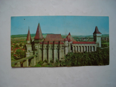CP Hunedoara - Castelul Huniazilor, mare, RPR, circulata, 1963, stare buna foto