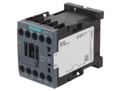Contactor 4-poli 24VDC 10A Cleme Şurub foto