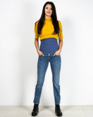 Jeans conici maternity cu buzunare 2118708012 foto