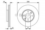 Disc frana DACIA LODGY (2012 - 2016) BOSCH 0 986 479 C17