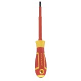 Cumpara ieftin Surubelnita Dreapta Magnusson Otel, 5.5 x 125mm, Varf Magnetic, Maner Ergonomic, Negru/Portocaliu