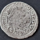Austria 3 kreuzer 1696 argint Leopold l