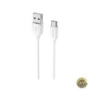 Cablu Date si Incarcare USB-A - USB-C Borofone Benefit BX19 18W 1m Alb