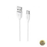 Cablu Date si Incarcare USB-A - USB-C Borofone Benefit BX19 18W 1m Alb