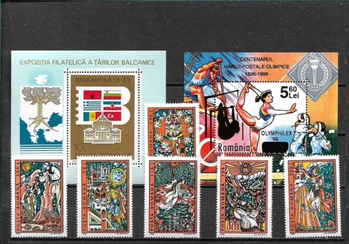 C5693 - lot timbre nestampilate MNH Romania