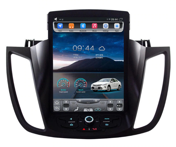 Navigatie Ford Kuga 2 Dupa 2012 si C-Max 2011-2019 AUTONAV Android GPS Dedicata Stil Tesla, 32GB Stocare, 2GB DDR3 RAM, Display Vertical AUTONAV Andro