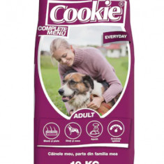 Hrana uscata pentru caini Cookie Everyday complete menu Adult 10 Kg