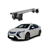 Bare transversale portbagaj auto aluminiu compatibile plafon neted Opel Ampera 2012-> argintii sau negre Cod: CB200101 Kit-103