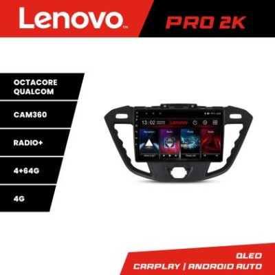 Navigatie Ford Transit Lenovo Kit-845 8 core QLED 2K 4+64 360 Android Waze USB Navigatie Internet Youtube Radio CarStore Technology foto
