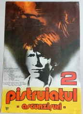Pistruiatul 2 (Ascunzisuri) - afis film romanesc, Romaniafilm 1986, Epoca de Aur