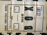 afis asociatia sportiva UMT timisoara organizeaza gala de box tineri practicati boxul anii '70-'80 RSR fan sport romania