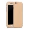 Husa Apple iPhone 5/5S/SE Full Cover 360 Auriu + Folie de protectie