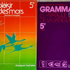 SET 2 VOL. 5e COLLEGES: AU PLAISIR DES MOTS LECTURES ET LANGAGE; GRAMMAIRE ET PRATIQUE DE LA LANGUE -M. OBADIA S