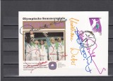 Germania 1988 - Jocurile Olimpice - Seul - Echipa Feminină de Floretă, FDC cu Semnaturi