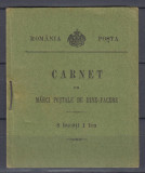ROMANIA 1906 LP 58 TESATOAREA EMISIUNE BINEFACERE IN CARNET 3B+5B BLOCURI DE 4, Stampilat