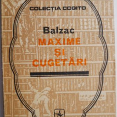 Maxime si cugetari – Balzac